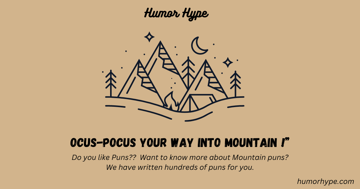 Mountain puns