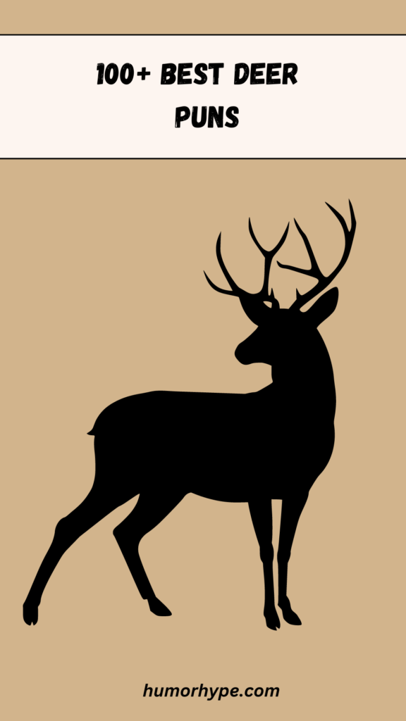 deer puns pin